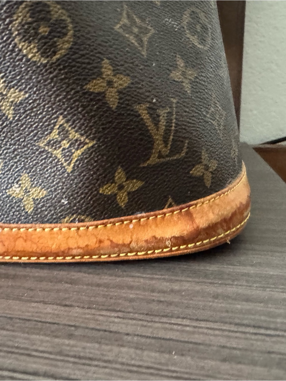 Louis Vuitton Monogram Canvas Shoulder Bag - Brown/ Tan - Picture 5 of 16